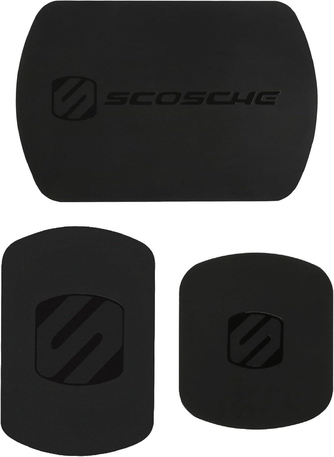 MAGRKI Magicmount Magnetic Mount Replacement Plate Kit for Mobile Devices, Black