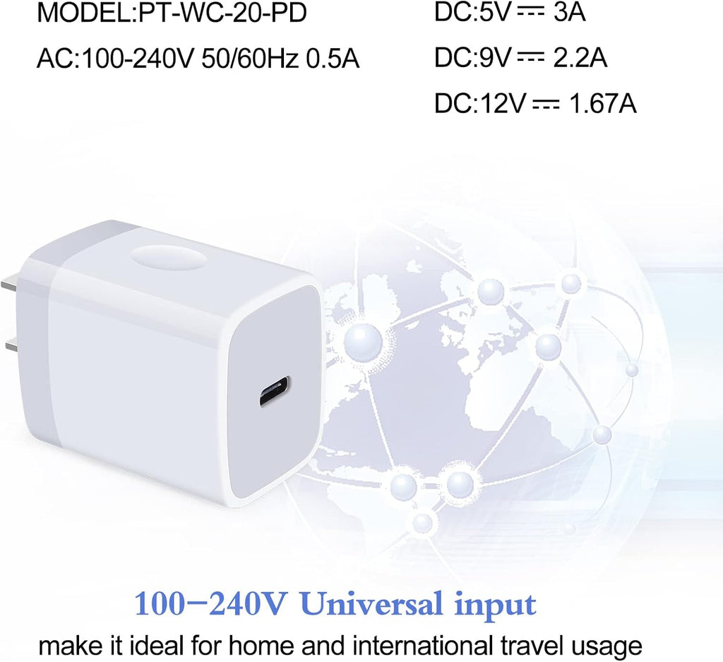 20W Samsung S25 Type C Wall Charger Fast Charging Block for Galaxy A17 A56 A16 A36 S25 Ultra S24 A15 A55 A14, PD 3.0 Wall Charger USB C Box Adapter for Iphone 17 16E 16 15 Pro Max Pixel 10 9 Pro 8A 8